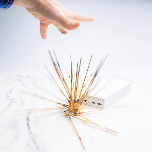 Komplet 2 družabnih iger XD Design Mikado in Domino-image-1