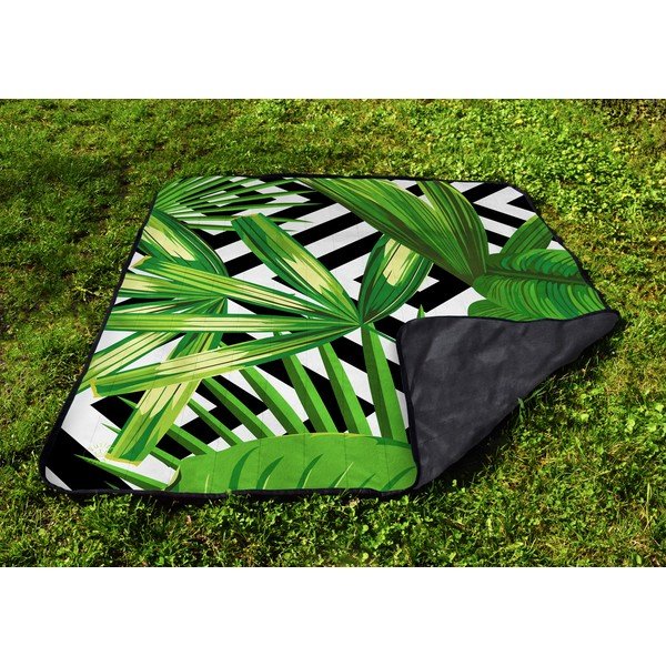 Piknik odeja Butter Kings Green Leafs, 180 x 145 cm-image-4