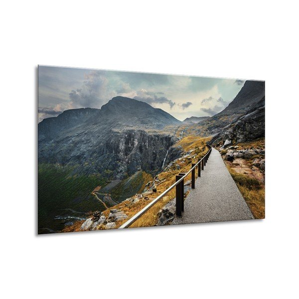 Styler Glasspik Pogledi Norveške gore, 80 x 120 cm-image-1