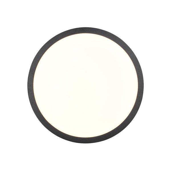 Črna LED stropna svetilka ø 40 cm Iseo – Trio-image-1