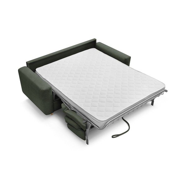 Zelena sedežna garnitura za spanje/raztegljiva 200 cm Cocoone – Bobochic Paris-image-3