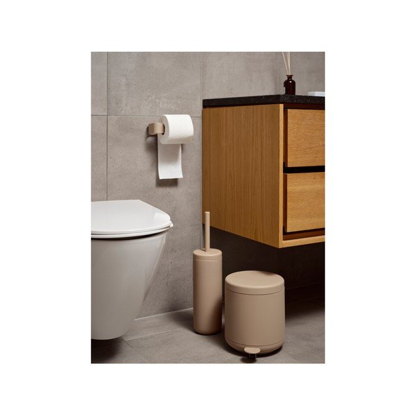 Bež koš za smeti s pedalom 4 l Ume – Zone-image-1