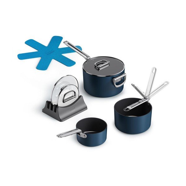 Lonci 3 ks s pokrovko/s keramično prevleko za indukcijsko ploščo Space – Joseph Joseph