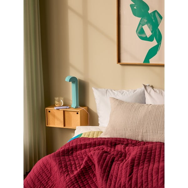 Modra LED zatemnitvena namizna svetilka (višina 34 cm) Soothe – Hübsch-image-4