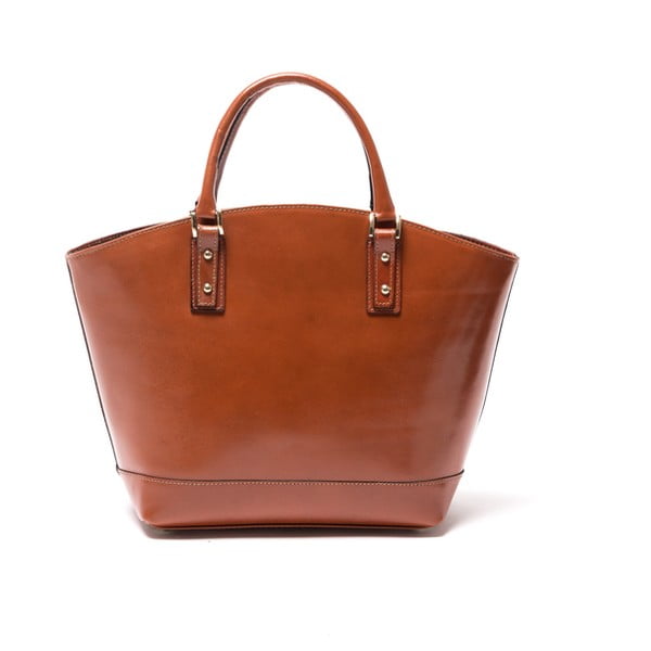 Usnjena torbica Sofia Cardoni 3016 Cognac-image-3