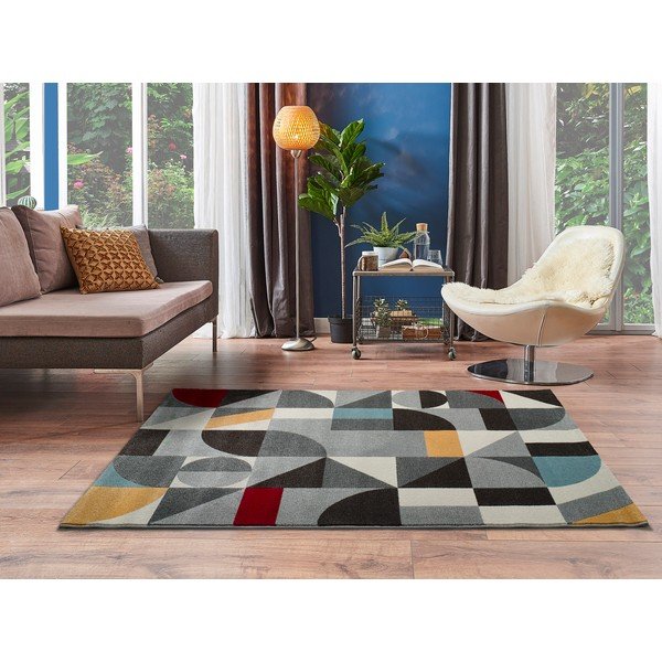 Siva preproga Universal Delta Multi, 133 x 190 cm-image-1