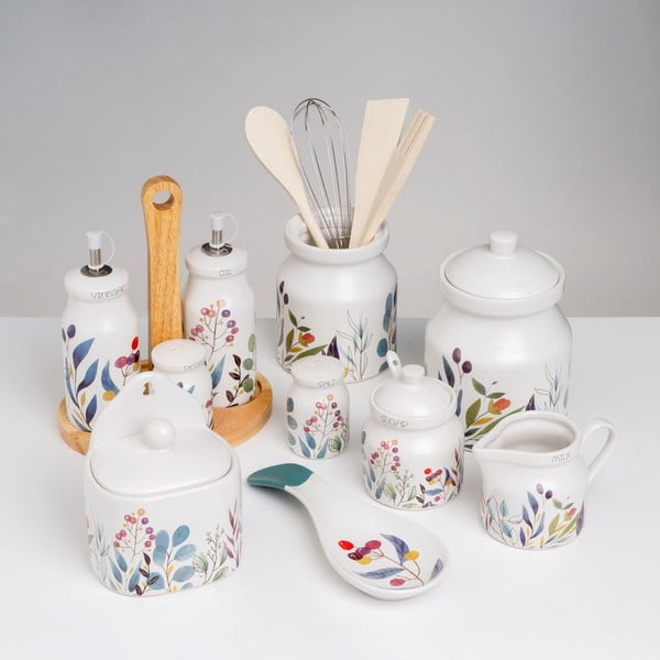 Lesen komplet kuhinjskih pripomočkov 4 ks s stojalom Berries – Casa Selección-image-1