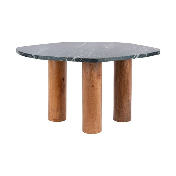 Stranska mizica z mizno ploščo v marmornem dekorju 50x75 cm Organic   – Leitmotiv-image-3