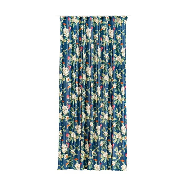Zelena/modra žametna zavesa 140x260 cm Kerida – Mendola Fabrics
