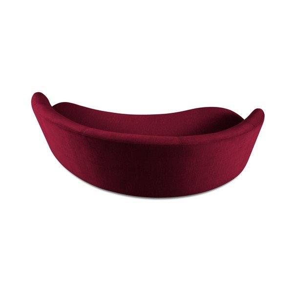 Bordo žametna asimetrična zofa Mazzini Sofas Debbie, leva-image-3