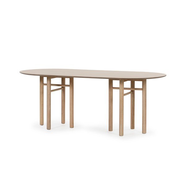 Ovalna jedilna miza Teulat Junco, dolžina 200 cm-image-2