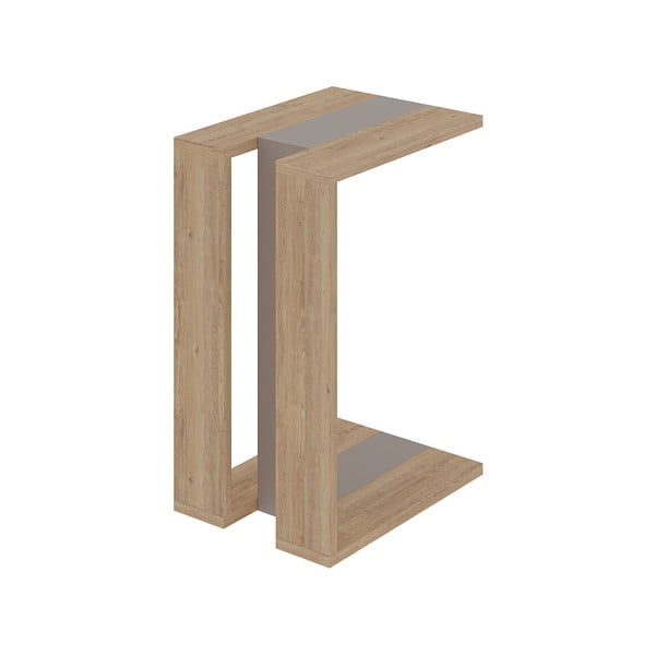 Stranska mizica v hrastovem dekorju 40x30 cm Macha – Marckeric-image-2