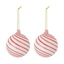 Stekleni božični okraski v kompletu 2 ks ø 8 cm Zwirl – Bloomingville