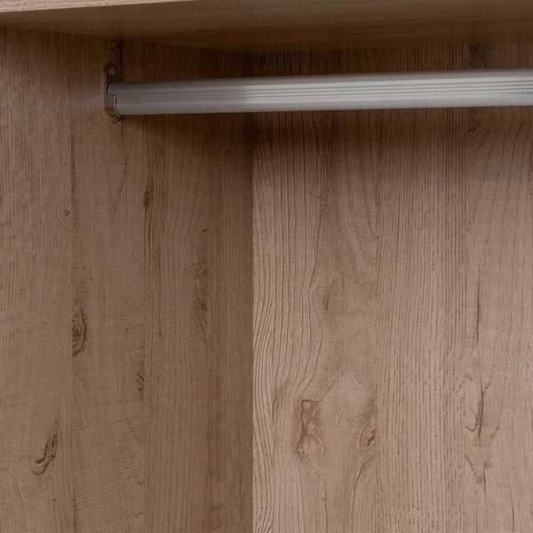 Odprta modularna garderobna omara v hrastovem dekorju 80x180x45 cm Modular – Casa Selección-image-4