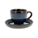 Črno-modra keramična skodelica za espresso 70 ml Gastro Dark Blue/Black – Bitz