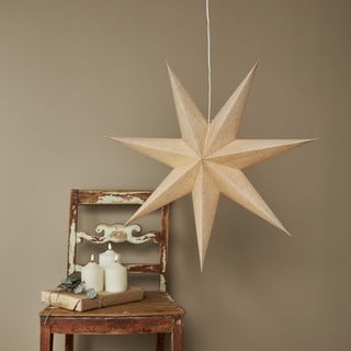 Bež božična svetlobna dekoracija ø 60 cm Cotton - Star Trading