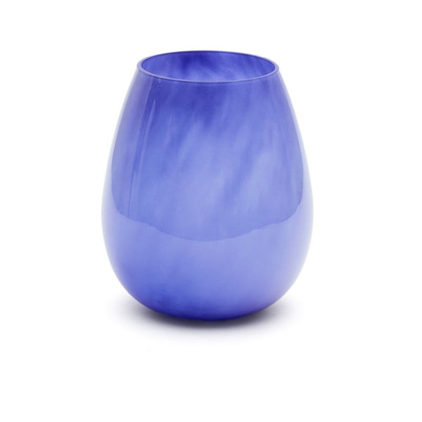 Modra steklena vaza (višina 26 cm) Kelse – Kave Home