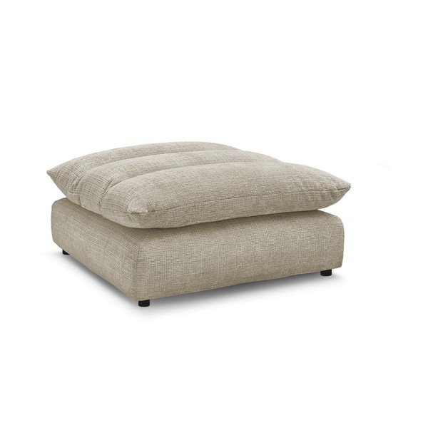 Bež tabure iz šenilje Neil – Bobochic Paris