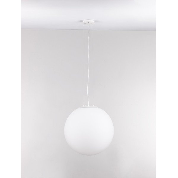 Bela steklena viseča svetilka ø 50 cm Nevoso – Nova Luce-image-2