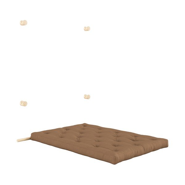 Rjava raztegljiva sedežna garnitura 135 cm Hooked – Karup Design-image-4