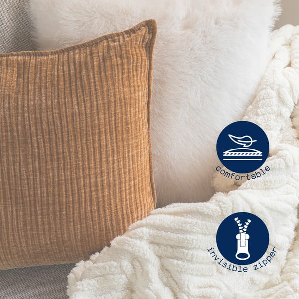 Okrasna blazina iz šenila 45x45 cm Juliette – Tiseco Home Studio-image-4