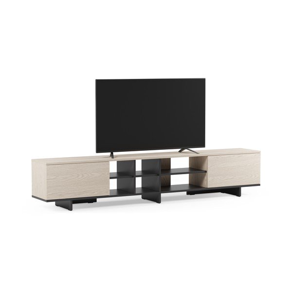 Črna TV omarica 230x44x36 cm Cequoia – Marckeric-image-2