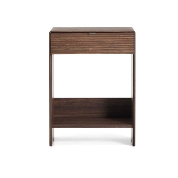 Komoda v orehovem dekorju v temni naravni barvi 60x81x37 cm Norlen – Kave Home-image-4