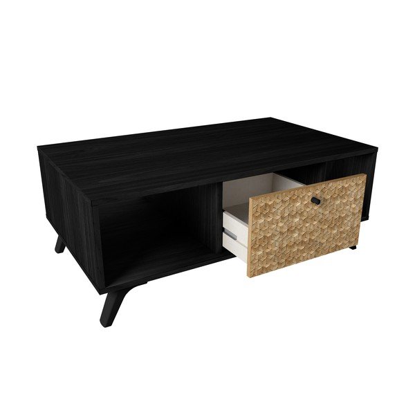 Črna mizica 60x100 cm Hanoi – Marckeric-image-4