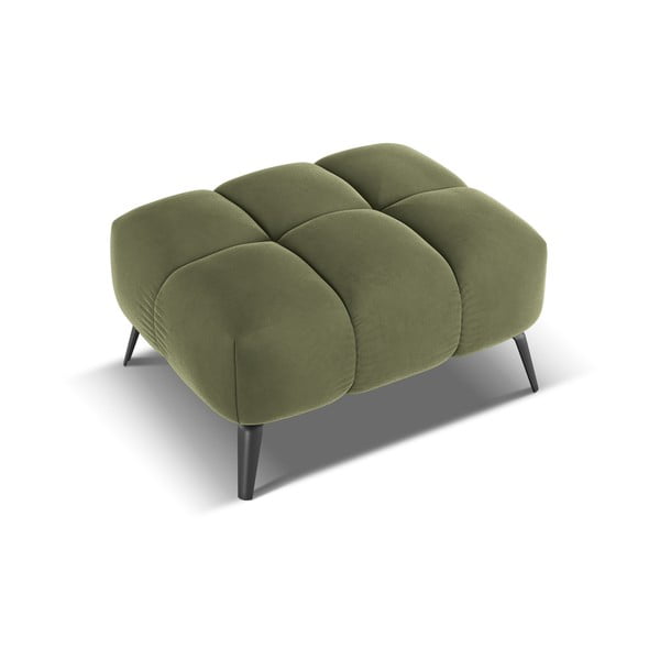 Zelen žameten tabure Nalu – Makamii-image-3