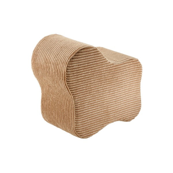 Rjav otroški tabure iz rebrastega žameta Cloud – Wigiwama-image-2