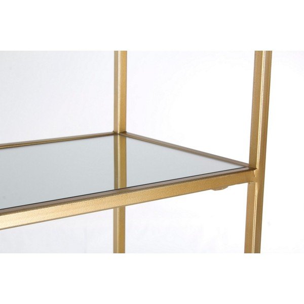 Jeklen regal v zlati barvi 66x176x25,5 cm Elenor – Bizzotto-image-2