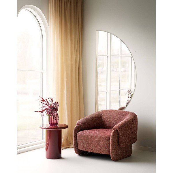 Rdeča steklena ročno izdelana vaza (višina 21 cm) – House Nordic-image-4