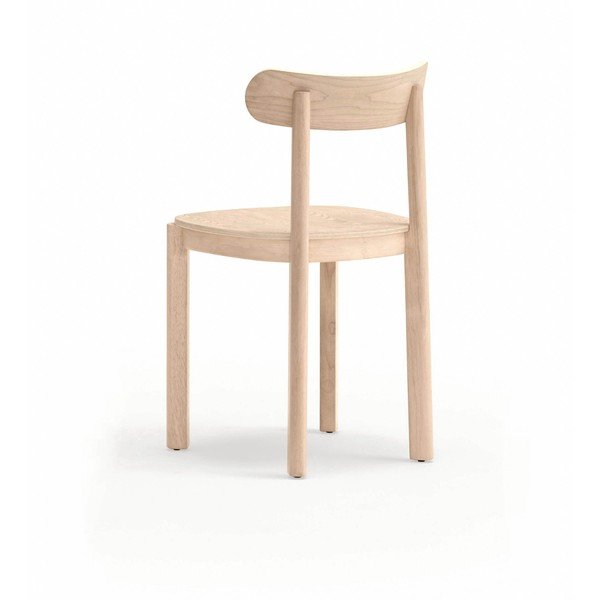 Jedilni stol v jesenovem dekorju v naravni barvi Nara – Teulat-image-4