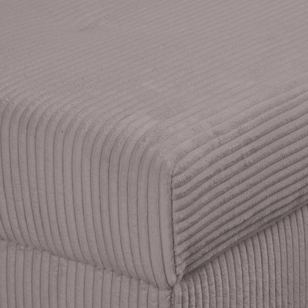 Siv tabure iz rebrastega žameta Ariella – Ropez-image-4