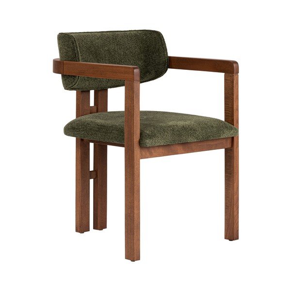 Temno zelen jedilni stol z nasloni za roke Toscana – Kalune Design