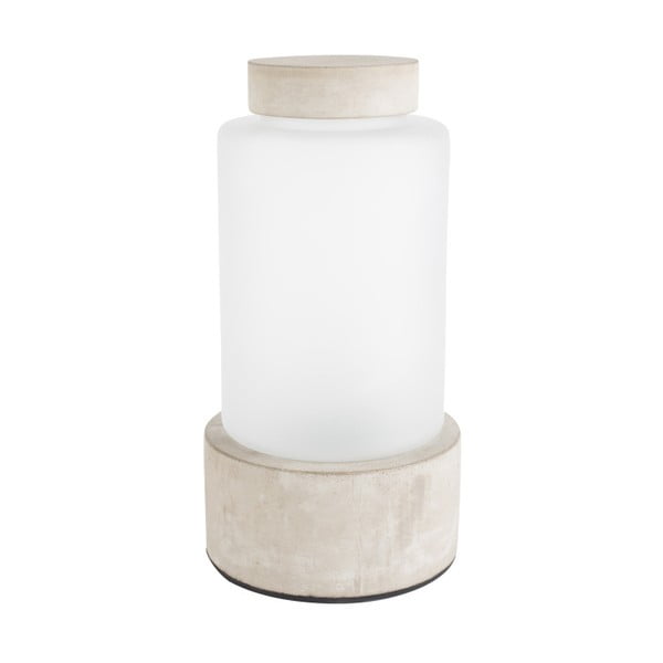 Vaza z osvetlitvijo in betonskimi detajli Zuiver Reina, višina 25 cm