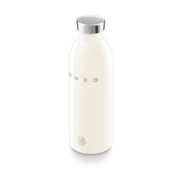 Kremno bela termovka iz nerjavečega jekla 500 ml 24BOTTLES – SMEG-image-4
