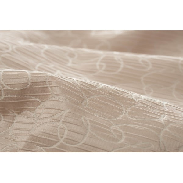 Bež zavesa 140x160 cm Florette – Mendola Fabrics-image-3