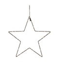 Črna božična svetlobna dekoracija ø 45 cm Alpha – Markslöjd