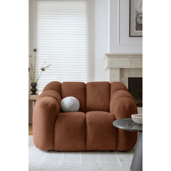 Fotelj v barvi terakote Shell – Miuform-image-1