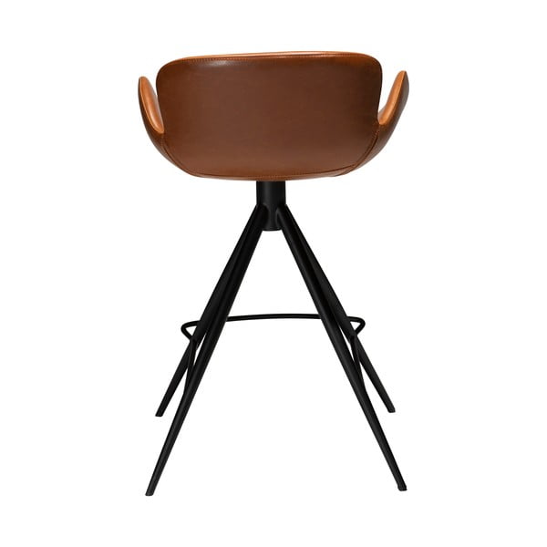 Konjak rjav barski stol iz umetnega usnja DAN-FORM Denmark Gaia, višina 87 cm-image-2