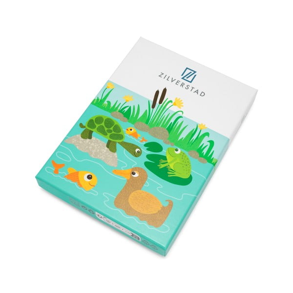 Otroški jedilni pribor iz nerjavečega jekla v srebrni barvi 4 ks Water life – Zilverstad-image-4