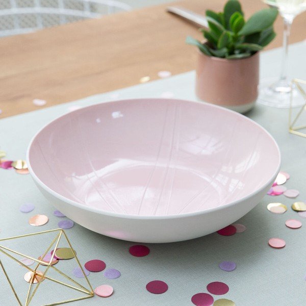 Belo-rožnata porcelanasta posoda Villeroy & Boch Leaf, ⌀ 26 cm-image-1