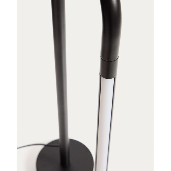 Črna LED stoječa svetilka (višina 60 cm) Bow – Kave Home-image-3
