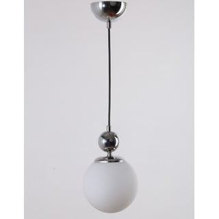 Viseča svetilka v srebrni barvi s steklenim senčilom ø 15 cm Marble – Squid Lighting
