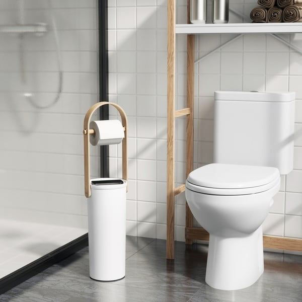 Belo plastično stojalo za WC papir Bellwood – Umbra-image-2