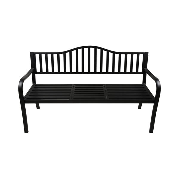 Črna kovinska vrtna klop Segula - Garden Pleasure