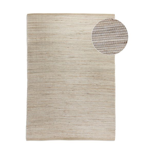 Obojestranska/ročno tkana preproga iz mešanice jute v svetli naravni barvi 160x230 cm Dhaka – Hanse Home