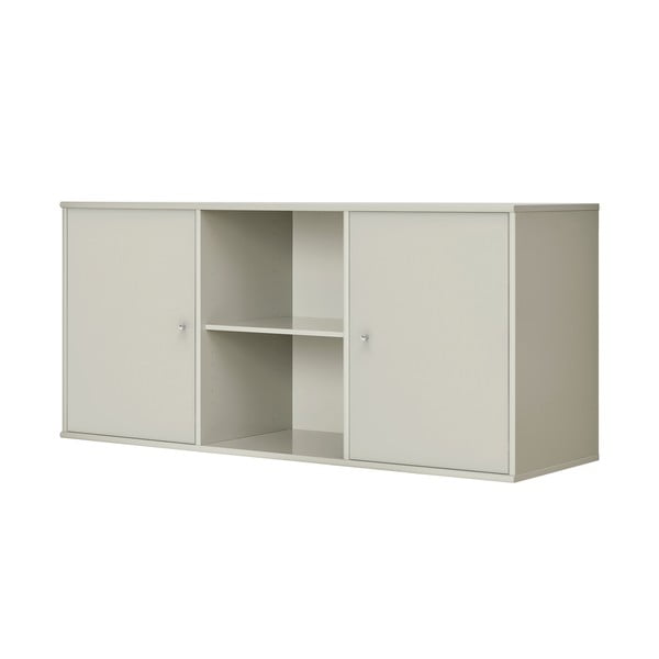 Bež nizka stenska komoda 133x61 cm Mistral – Hammel Furniture-image-1