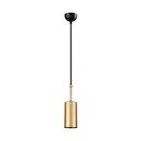 Zlata viseča svetilka Squid Lighting Geo, višina 124 cm